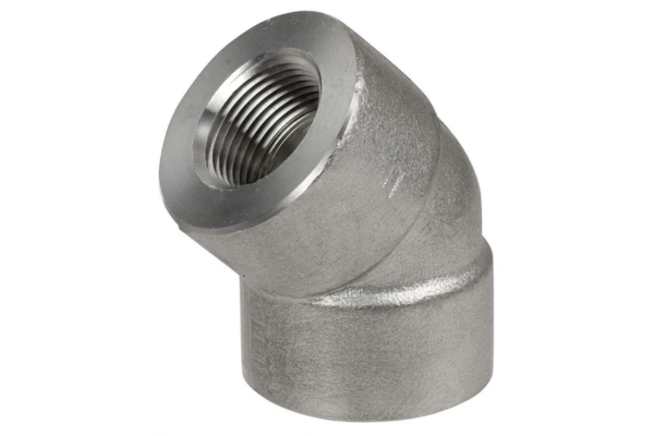 45° Forged Elbow Socket Weld Threaded ASME B16.11