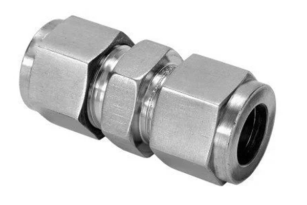 Union Connector Tube to Tube Compression Fitting