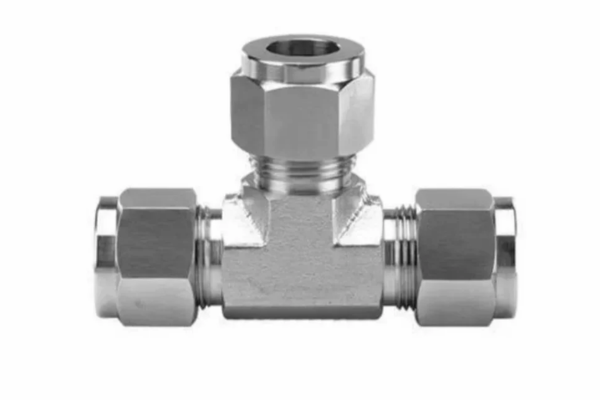 Union Tee Tube to Tube Compression Fitting